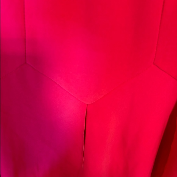 Cach’e Hot Pink Silky Skirt Sz Lg - Picture 7 of 10